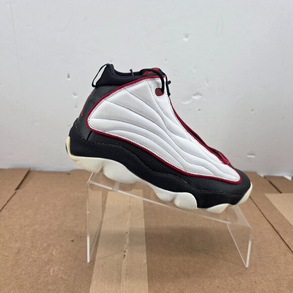 Jordan Pro Strong 'Black Varsity Red' Men's  Basketball Athletic Shoes Size 8 - Picture 1 of 9